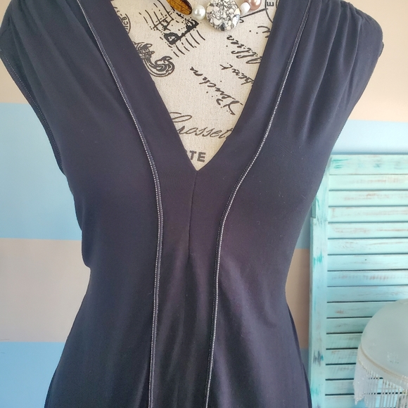 Max Studio Sleeveless Black Top - Picture 2 of 5